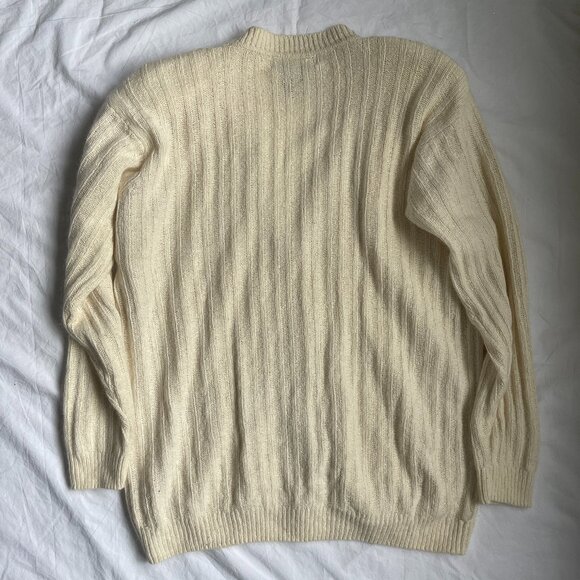 Vintage Work in Progress by Gladys Bagley cardigan sweater, size L, angora - Picture 3 of 6